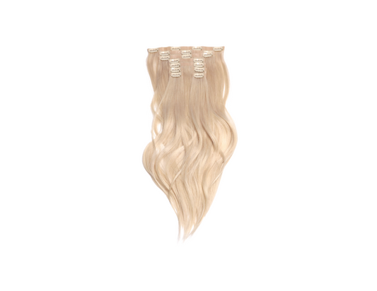 Platinum Blonde Clip-In Hair Extensions