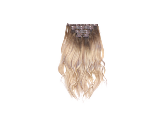 Sparkling Blonde Clip-In Hair Extensions