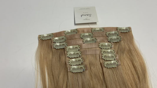 18" Sand Clip-In Hair Extensions