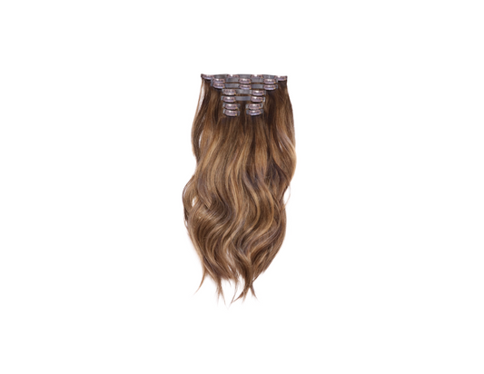 18" Bronde Melt Clip-In Hair Extensions