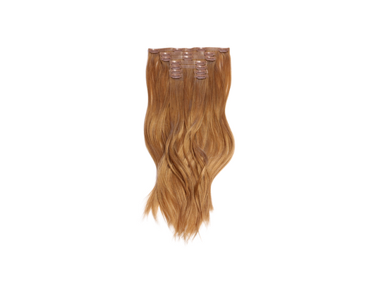 18" Butterscotch Clip-In Hair Extensions