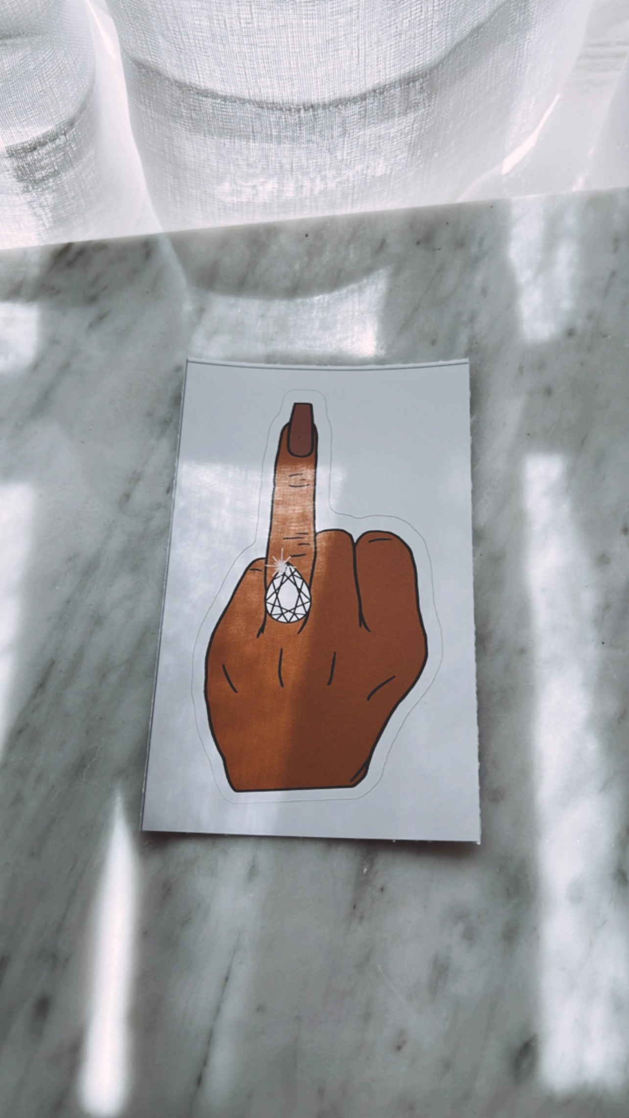 WedLocks Finger Sticker