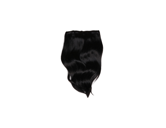 22" Natural Black Halo Hair Extensions