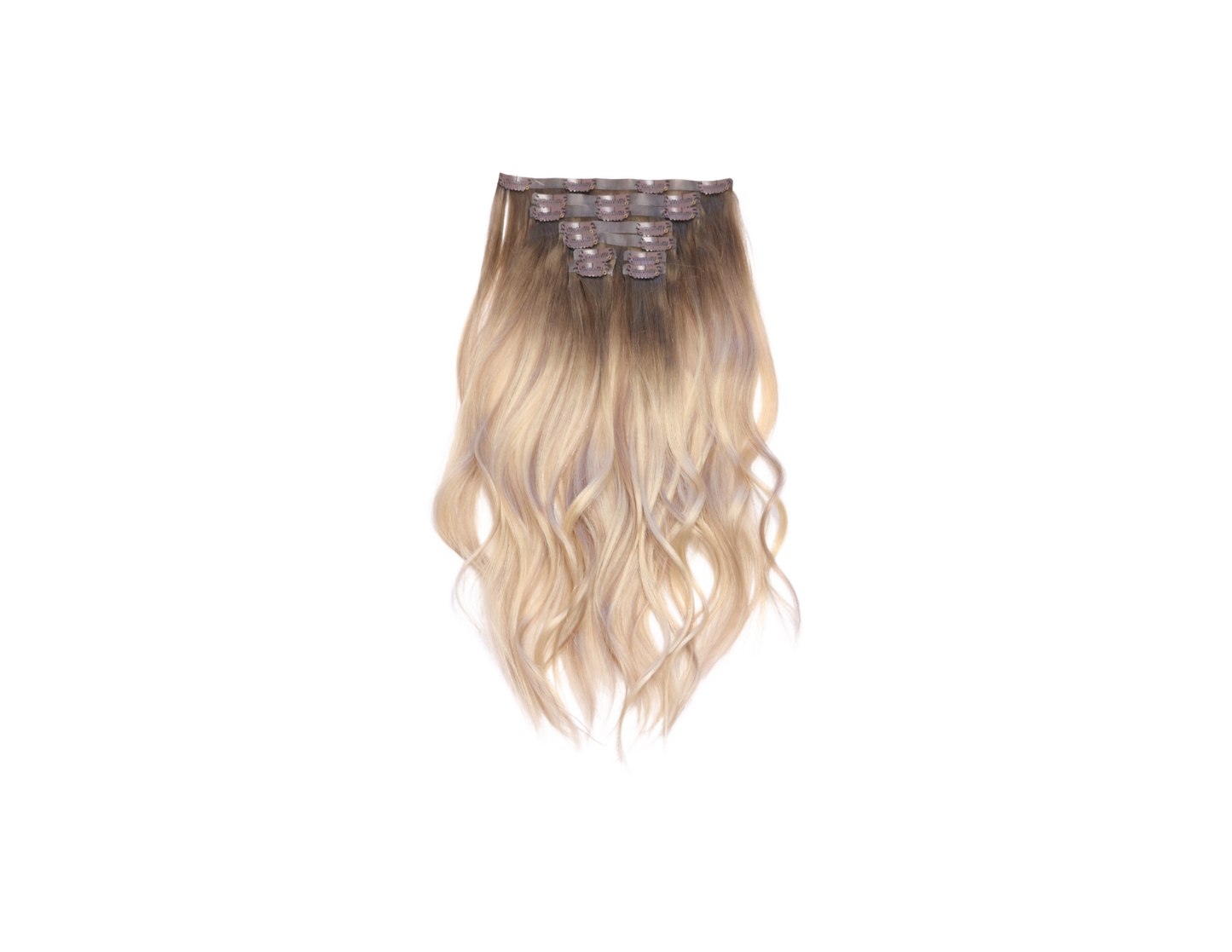 Sparkling Blonde Clip-In Extensions