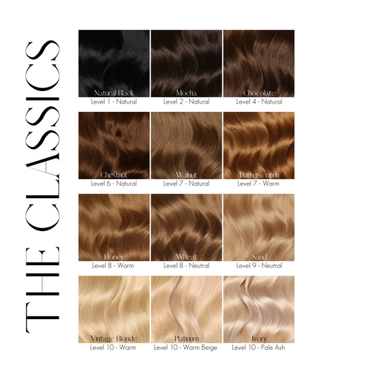 Hair Extensions Color Swatch